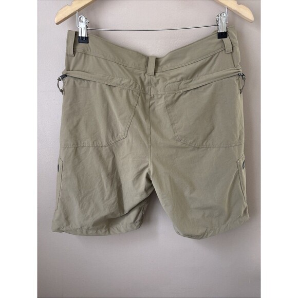 L.L. Bean Men’s Size 33 Tan Shorts Zipper Pockets Outdoor Hiking Casual Comfort - Picture 6 of 6